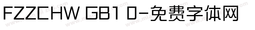 FZZCHW GB1 0字体转换